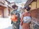 京都の町並みに着物の雰囲気がぴったり!