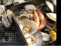 追加で、豊富な海の幸を焼くもよし!
