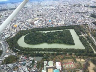 世界遺産「仁徳天皇陵古墳」を上空から体感!