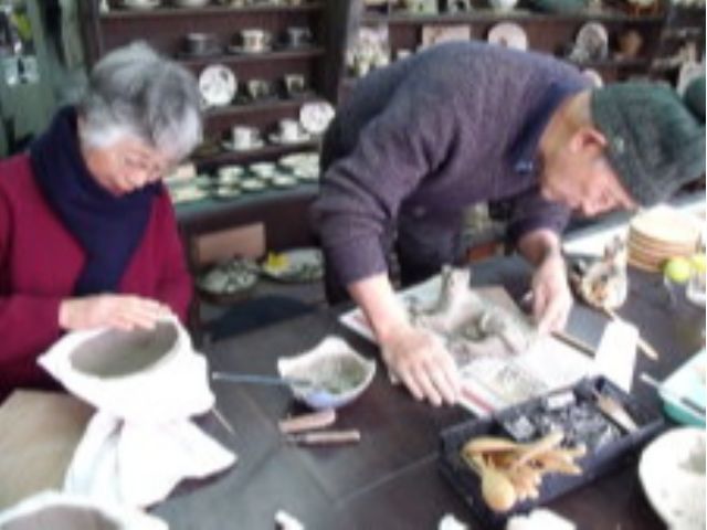 虎の置物に挑戦中です♪