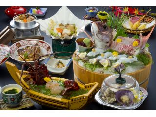 伊勢海老姿造り1尾付!旬魚会席