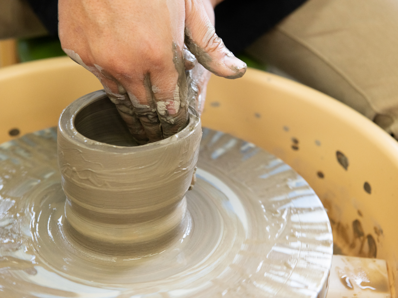 信楽粘土500g×2☆電動ろくろ体験プラン】整った器を作りたい方必見