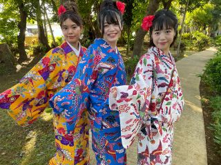 仲良しお友達と一緒に楽しい撮影