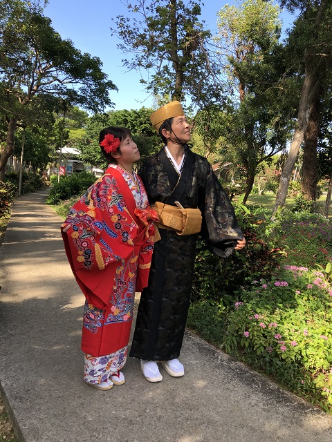 ご夫婦そろって王朝時代カップルへ変身!!