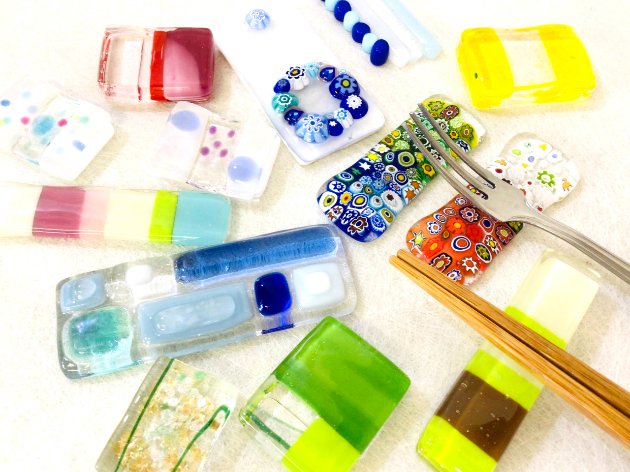 フュージングの箸置き作り