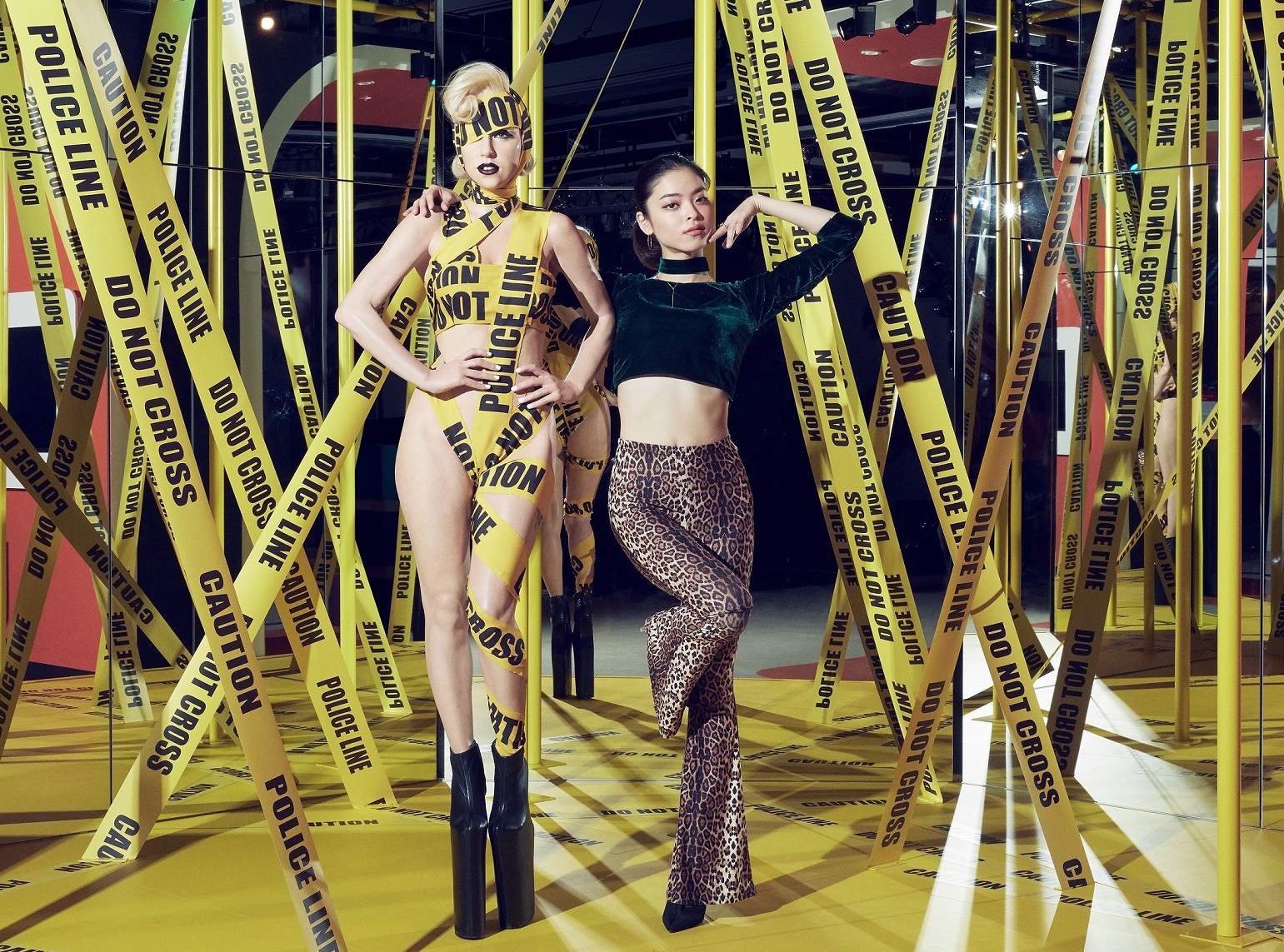 レディー・ガガの楽曲「テレフォン」からイメージしてつくられた新しい空間