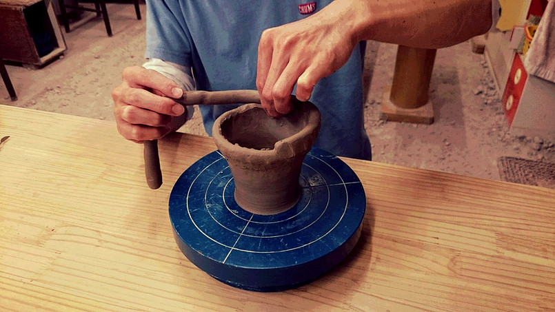 【手びねり体験♪】選べる自分だけの作品が完成!初心者歓迎の手びねり体験(60分コ...