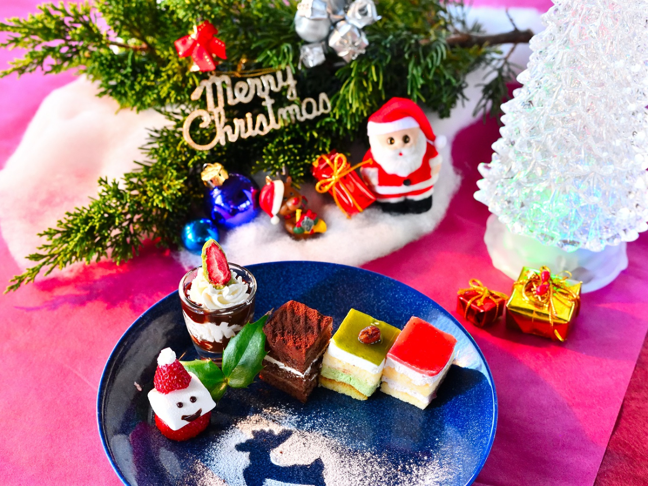 クリスマス限定サンタプレート