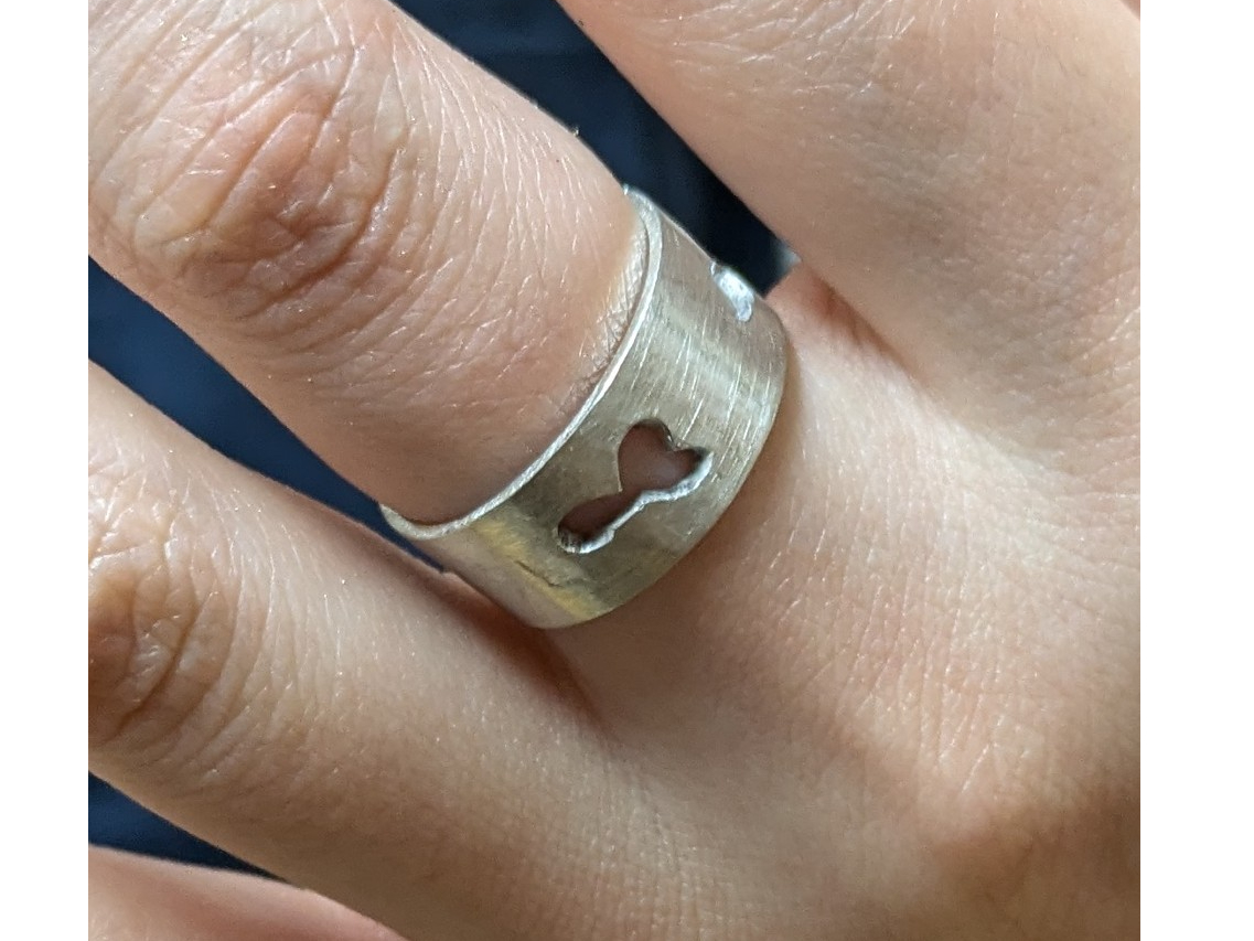 全体に模様がつきました。