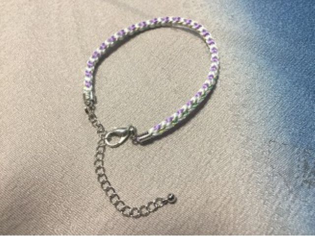 一重ブレスレットです。