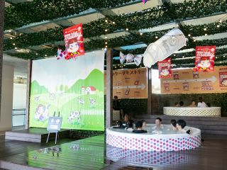 ミルキーの香りをイメージした「ミルキー風呂」が登場!浸かると心までとろけちゃう♪