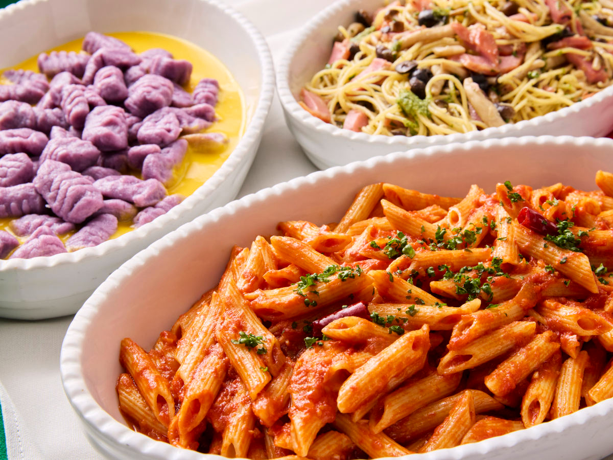 ローストポークをメインに、秋の食材を使用したラザニアやニョッキ・ピザなどのイタリア料理をお愉しみください。(写真はイメージ)