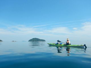 あの島に行ってみようか...漕ぎ出すとこんな世界が目の前に^^
