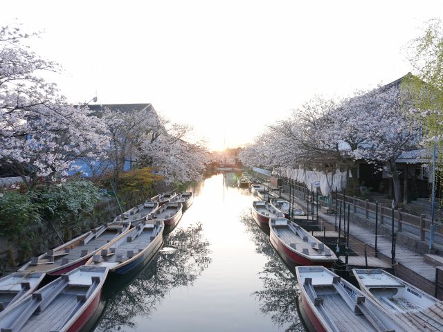 人気の写真スポット「欄干橋」からの景色