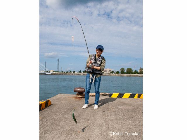 大きいサバが釣れましたーー!!
