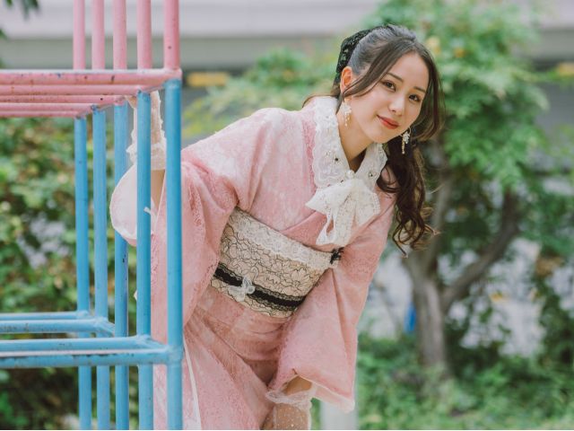 レースインナーや帯飾りは一つ+¥550で追加できます★