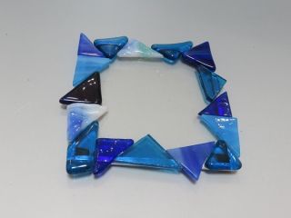 色ガラスコースター