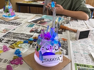 お名前プレートもその場で作れますよ〜〜