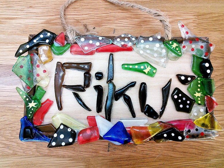 小浜I.C~10分・無料駐車場有☆木製プレートにガラスピースでデザイン♪色んなシ...