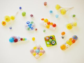 ミルフィオリ体験。小学1年生から体験できます。