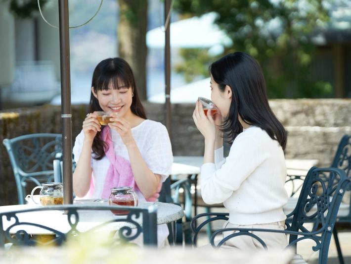 テラスのお席もございます。箱根の風を感じながらゆっくりしたひと時を・・・♪