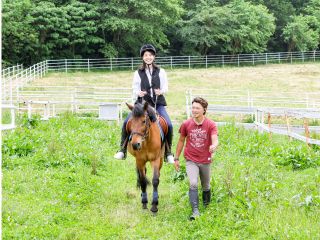 乗馬倶楽部入会前の乗馬体験を楽しんで頂けます。