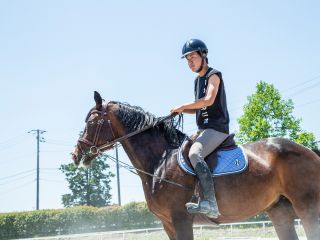 岡山乗馬倶楽部のビジターレッスン・一度は岡山乗馬倶楽部に来てみたかった!そんな声にもお応えします。