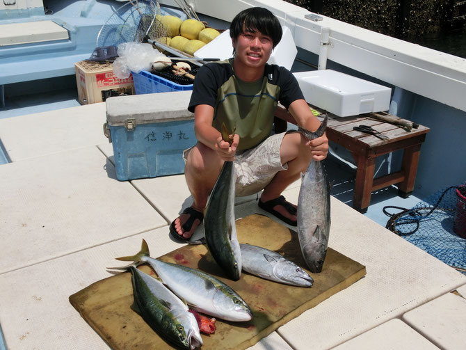 完全貸切制 1名様から出港します 五島 福江島から船釣りプラン 5tの大型漁船で楽しめます 10名様までの団体様も大歓迎 五島遊漁船信洋丸 じゃらん遊び体験