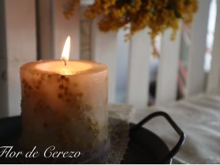 優しい香り ボタニカルキャンドル 灯してゆっくり眺めてください