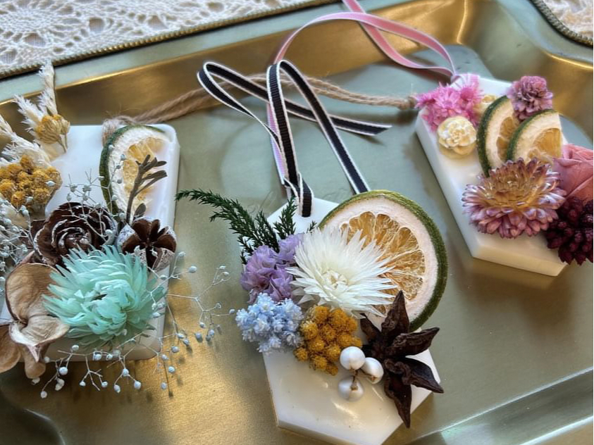 ソイ(大豆)キャンドルで作る、香りのサシェ