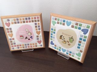 素敵な鍋敷きが作れます。色も自由に決められますよ☆