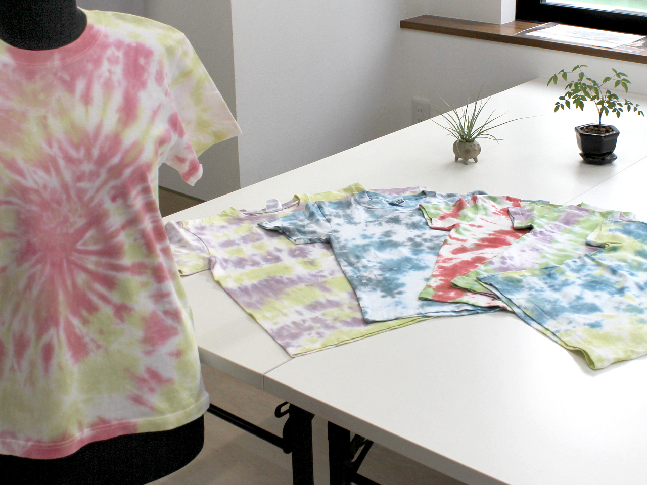世界に一着のオリジナル絞り柄Tシャツを作ってみよう!海!山!スポーツや普段使いに...