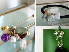 パーツを選んで好みのアクセサリーを作成