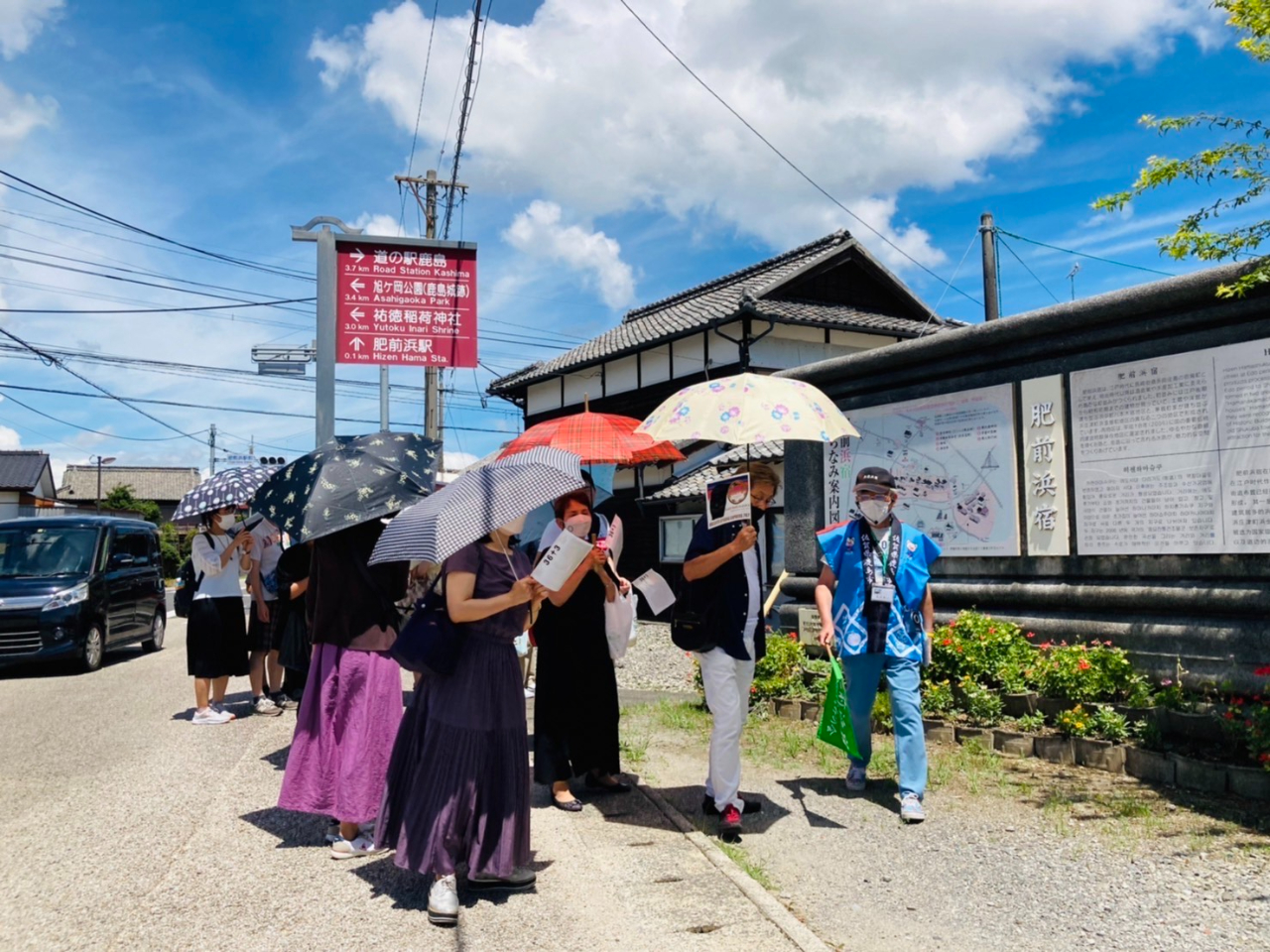 地元ガイドが1時間皆さまをご案内いたします。