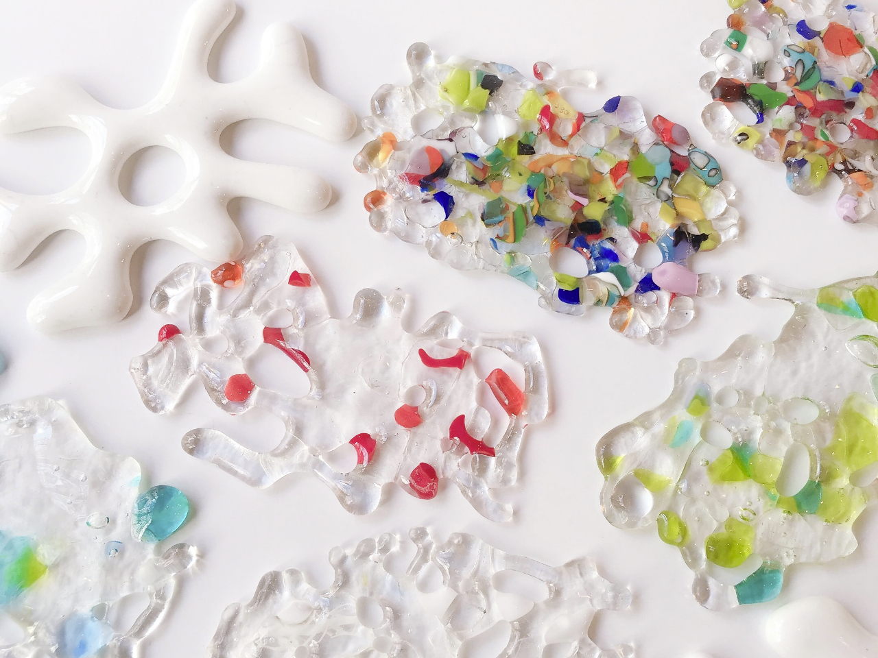 工房オリジナルのガラスプレート沢山ご用意しております!