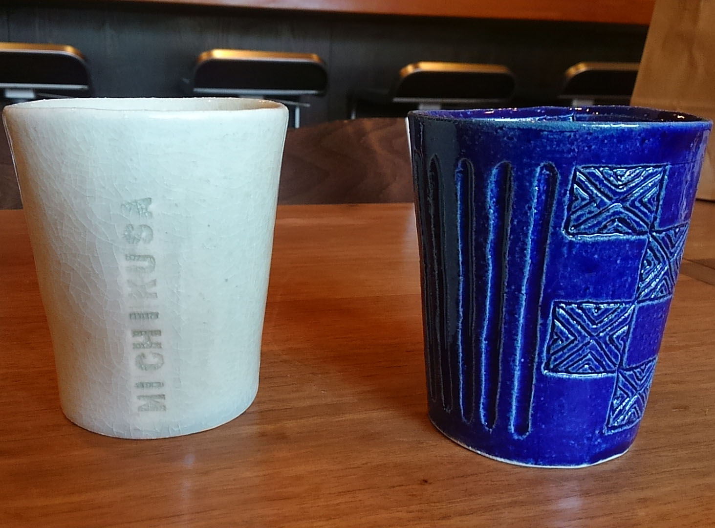 たくさんの飲み物を入れられる大きめカップ。「なかなか売っていなくて、つくれて良かったです」とコメントを頂きました(^^)