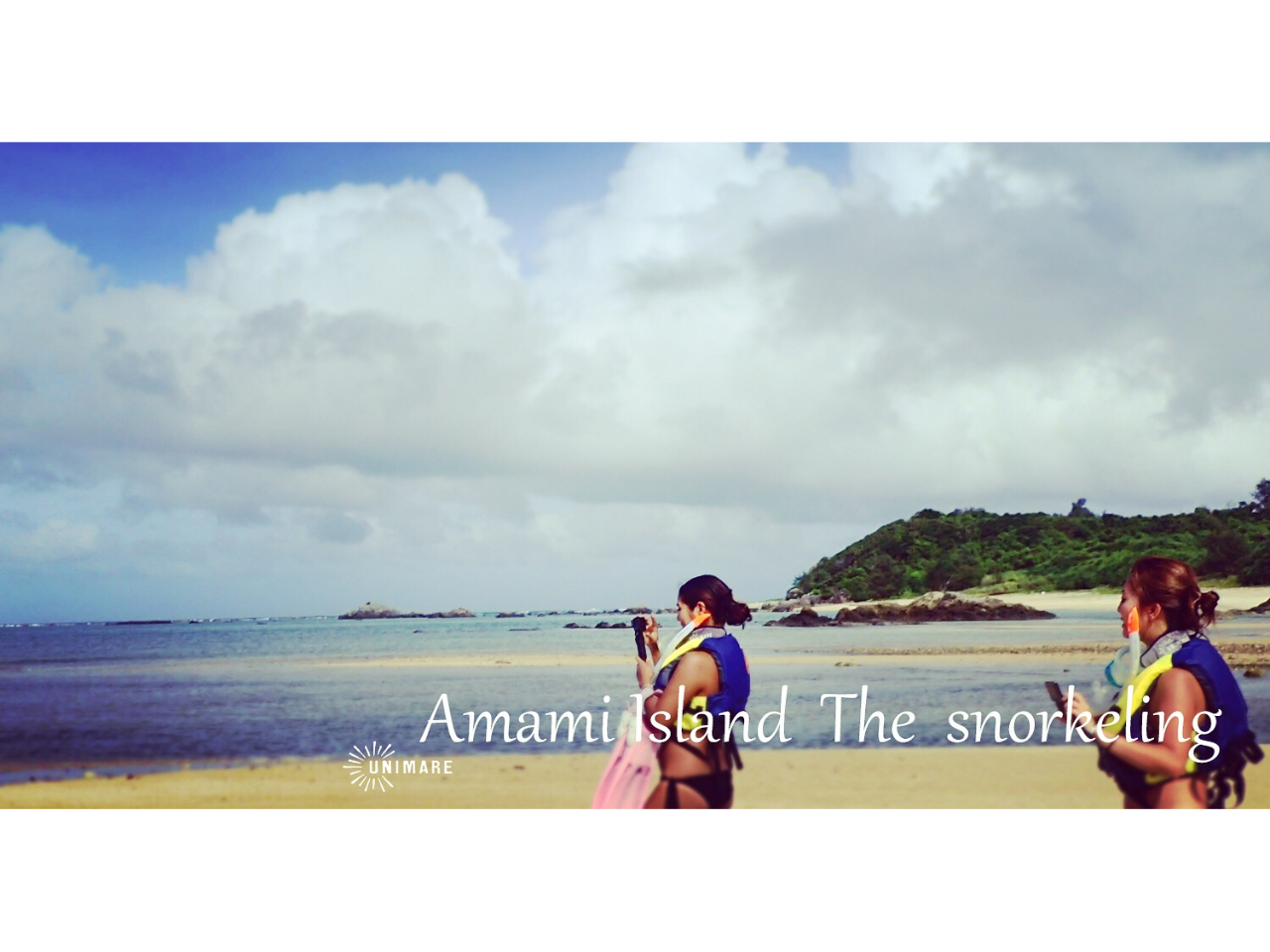 ビーチからで驚きの水中世界へ