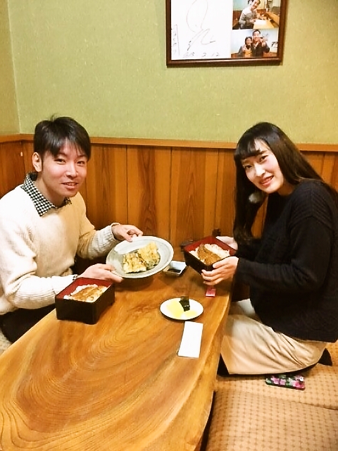 カップル、ファミリーにおすすめ♪力を合わせてつくった「うな重」に感激!!