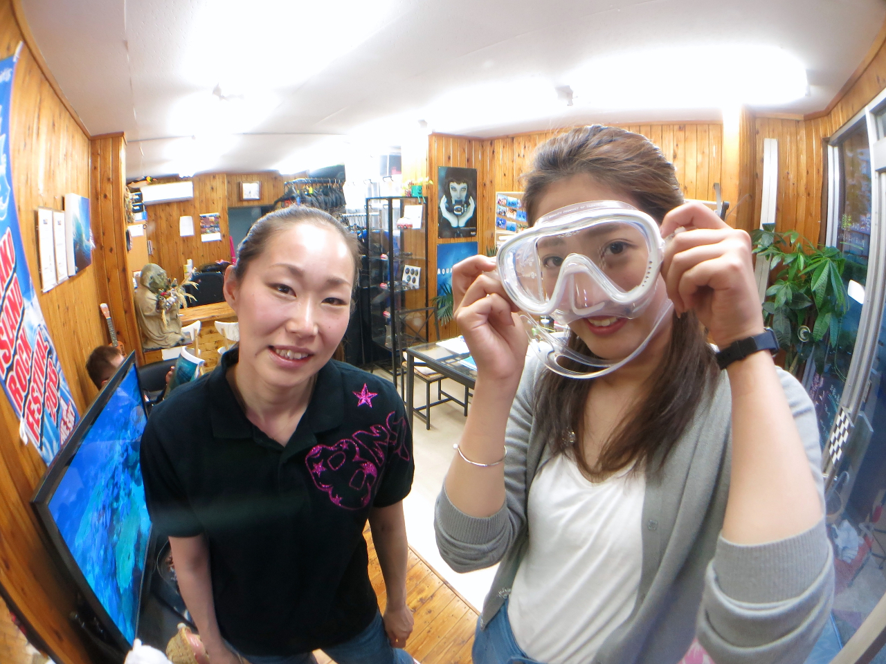 My器材を合わせて、いざ海洋実習へ!