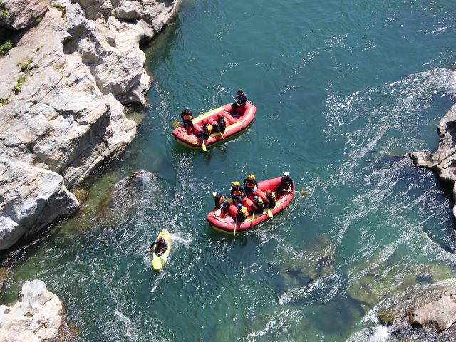小歩危渓の景色も抜群!
