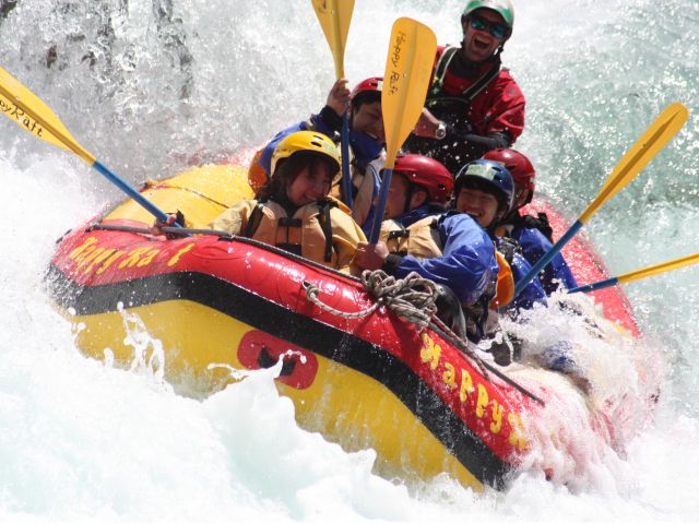 小歩危コース「曲がり戸の瀬」!日本一激しい瀬!