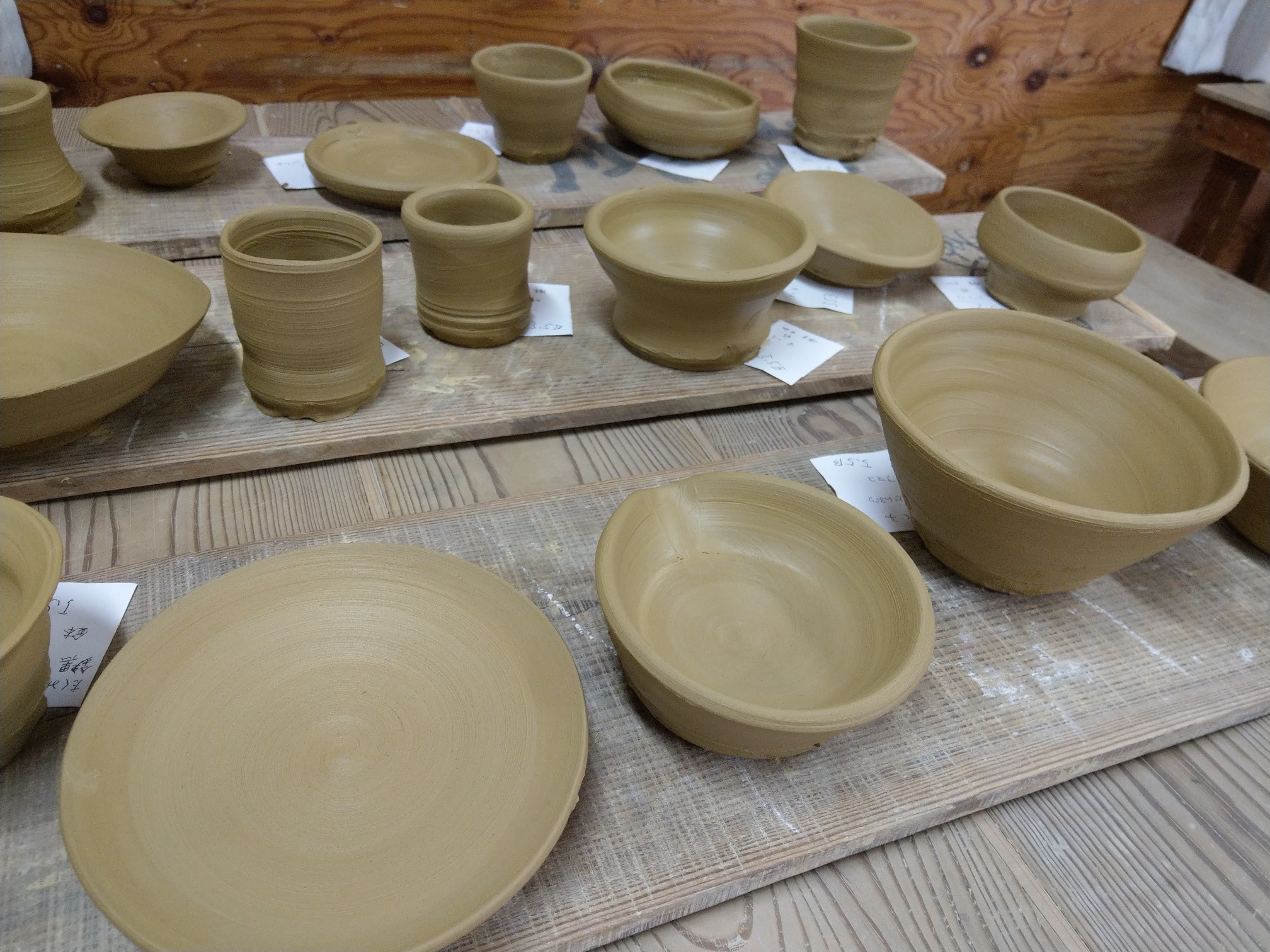 ろくろの完成作品です。