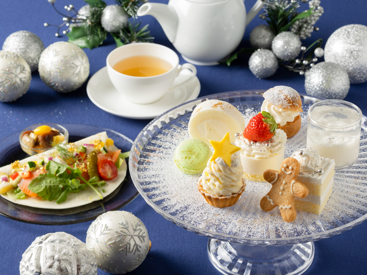 【ホワイトスノーアフタヌーンティーセット】