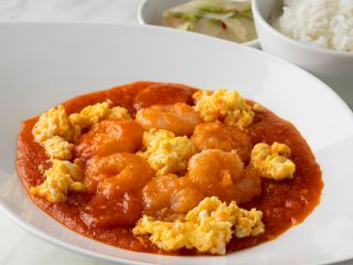 海老と玉子のチリソース