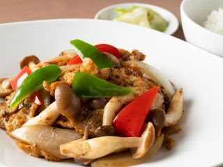 鶏肉のブラックビーンズ炒め