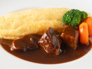 ビーフシチュー・オムライス