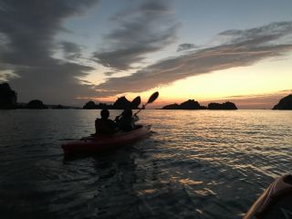 日の出30分前に出航! 夜明けはもうすぐ