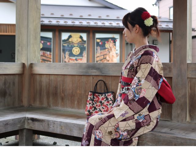 着物の似合う日光の街