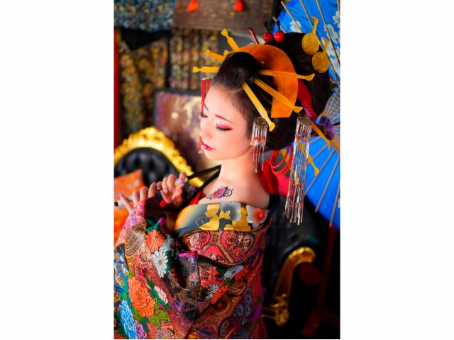 牡丹プランは2つのスタジオから選択できます( グループで共通) 写真は漆黒の間