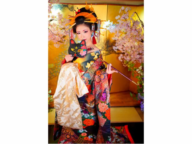 牡丹プランは2つのスタジオから選択できます( グループで共通) 写真は漆黒の間